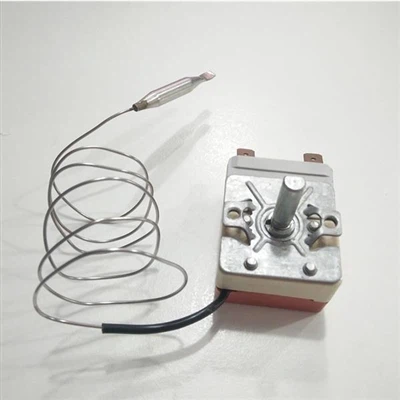 Thermostat Capillaire 50-300°C 16A AC 220V – Contrôle Température Four / Réfrigérateur / Chauffage