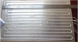 Plinthe chauffante en aluminium