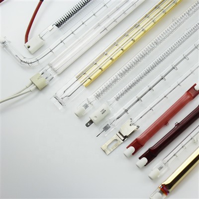 Lot de radiateurs à quartz halogène rubis de 75 W expédiés en Asie